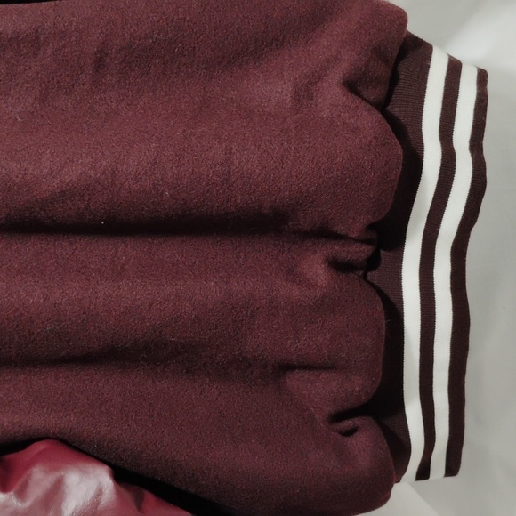 FLASH SALE! RARE! Awards USA Vintage Varsity Wool Leather Bomber Jacket S.XL - Picture 9 of 13